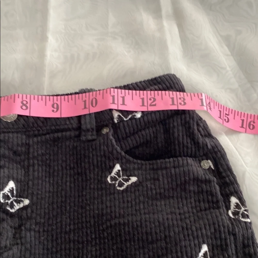 RSQ Gray A-Line Mini Skirt Crduroy Casual